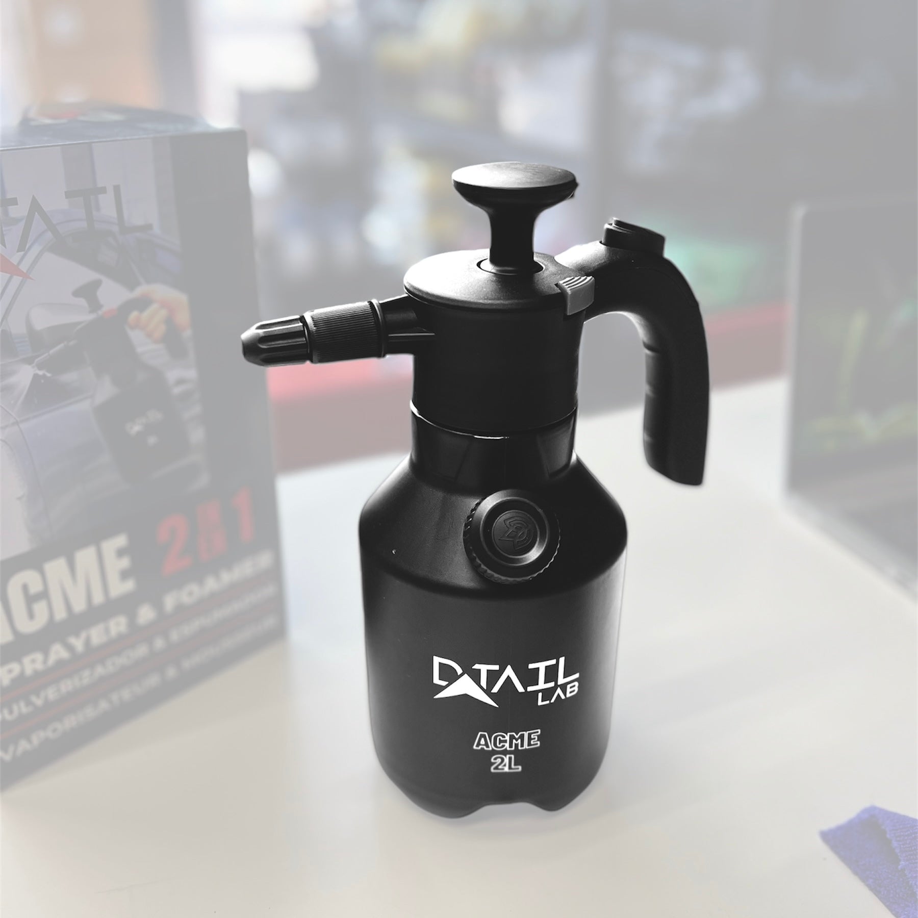 ACME 2.0 - 2in1 FOAMER & SPRAYER — chemical-resistant trigger sprayer | D-TAIL LAB