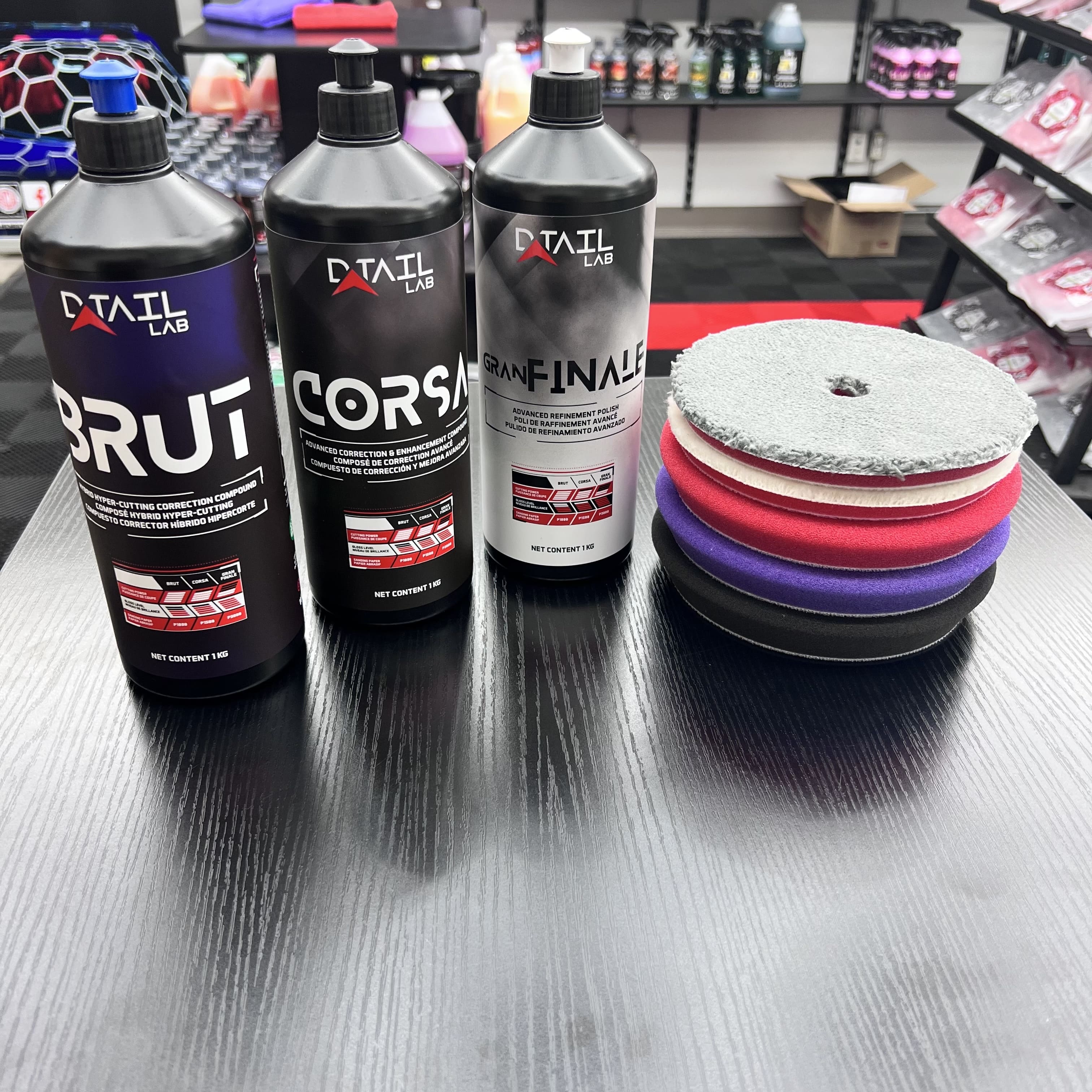 ARSENAL GLOSS Pack - COMPOUNDS AND POLISH - D-Tail Lab