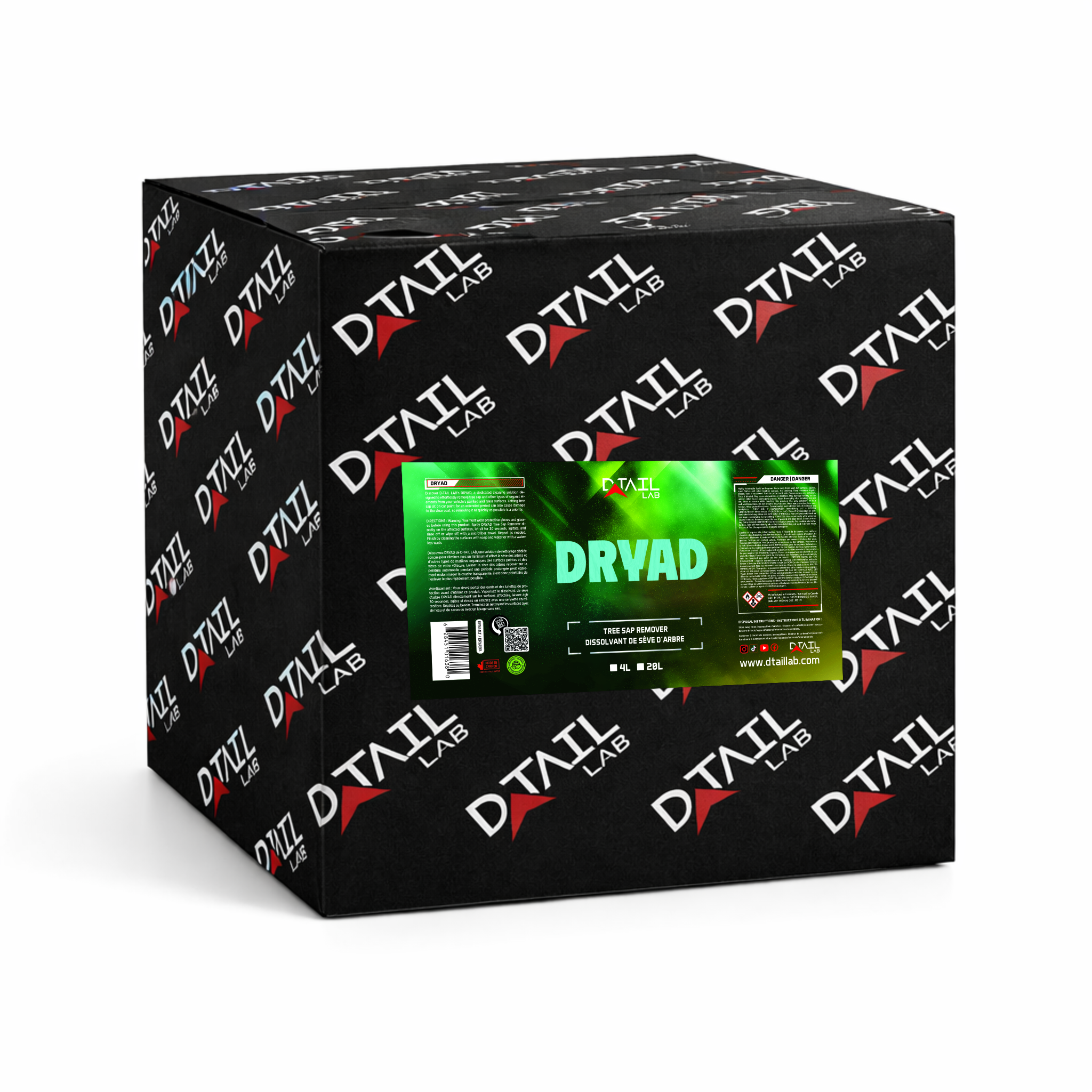 4L - DRYAD Tree Sap Remover — tree sap remover, professional bulk case | D-TAIL LAB