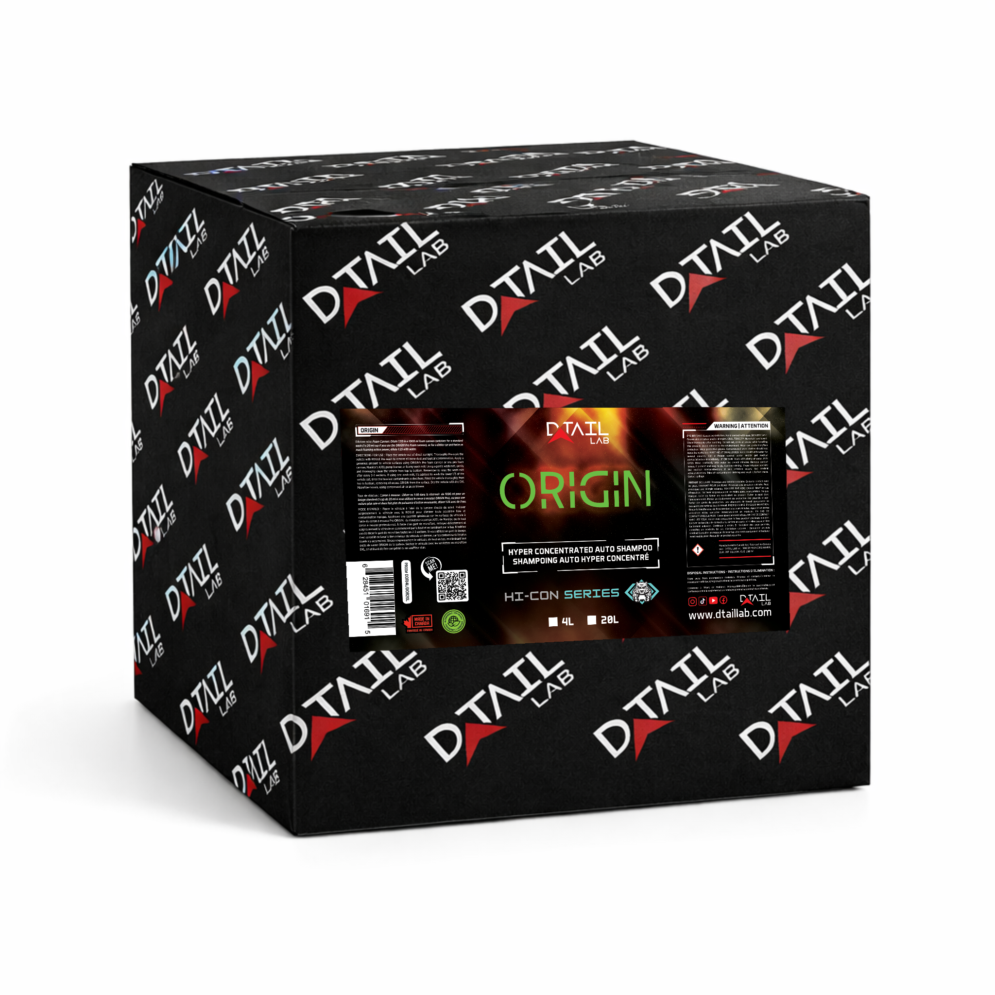 CASE of 4x4L - ORIGIN Ultimate Shampoo - SOAPS & SHAMPOOS - D-Tail Lab