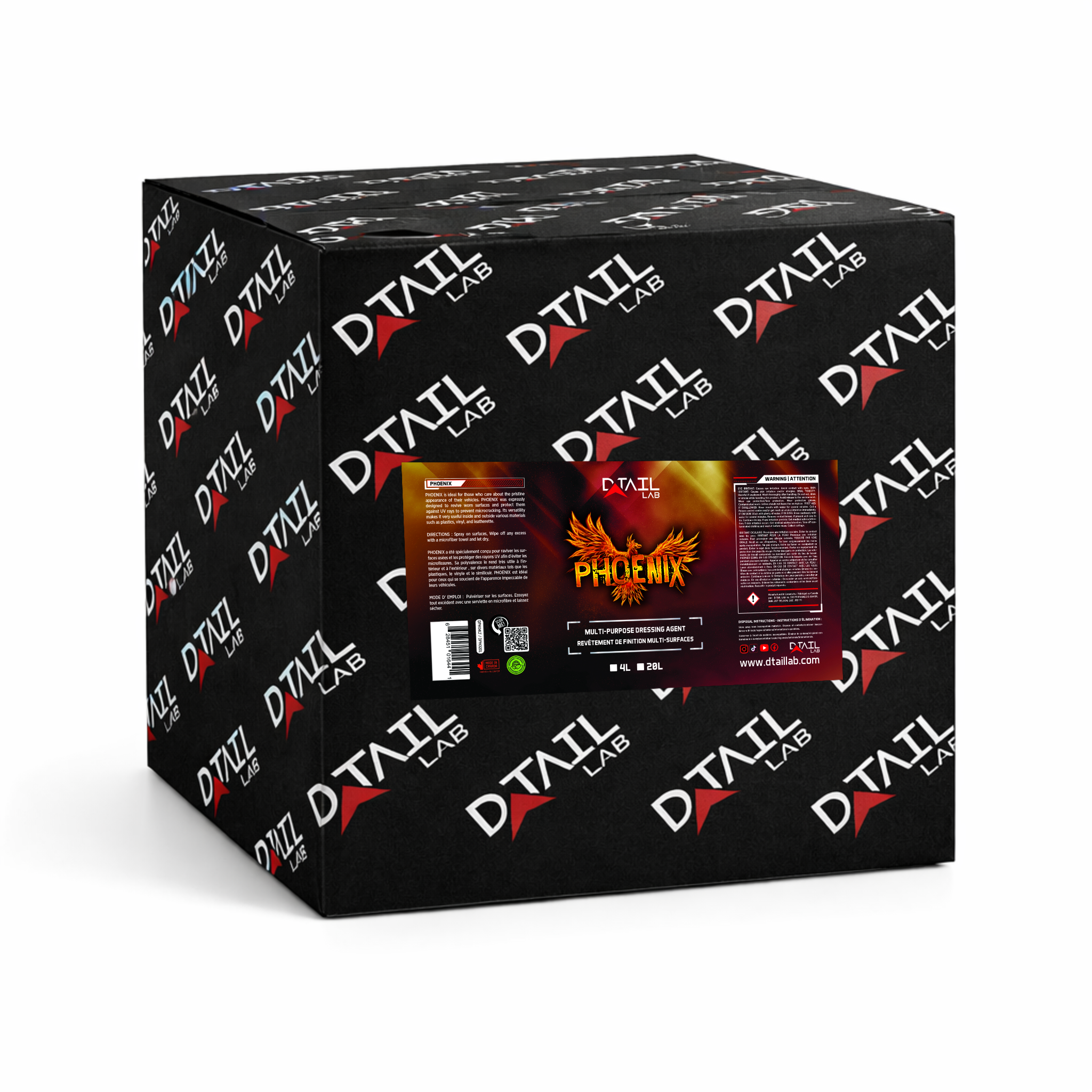 4L - PHOENIX Multi-Purpose Dressing Agent — multi-purpose trim dressing, professional bulk case | D-TAIL LAB