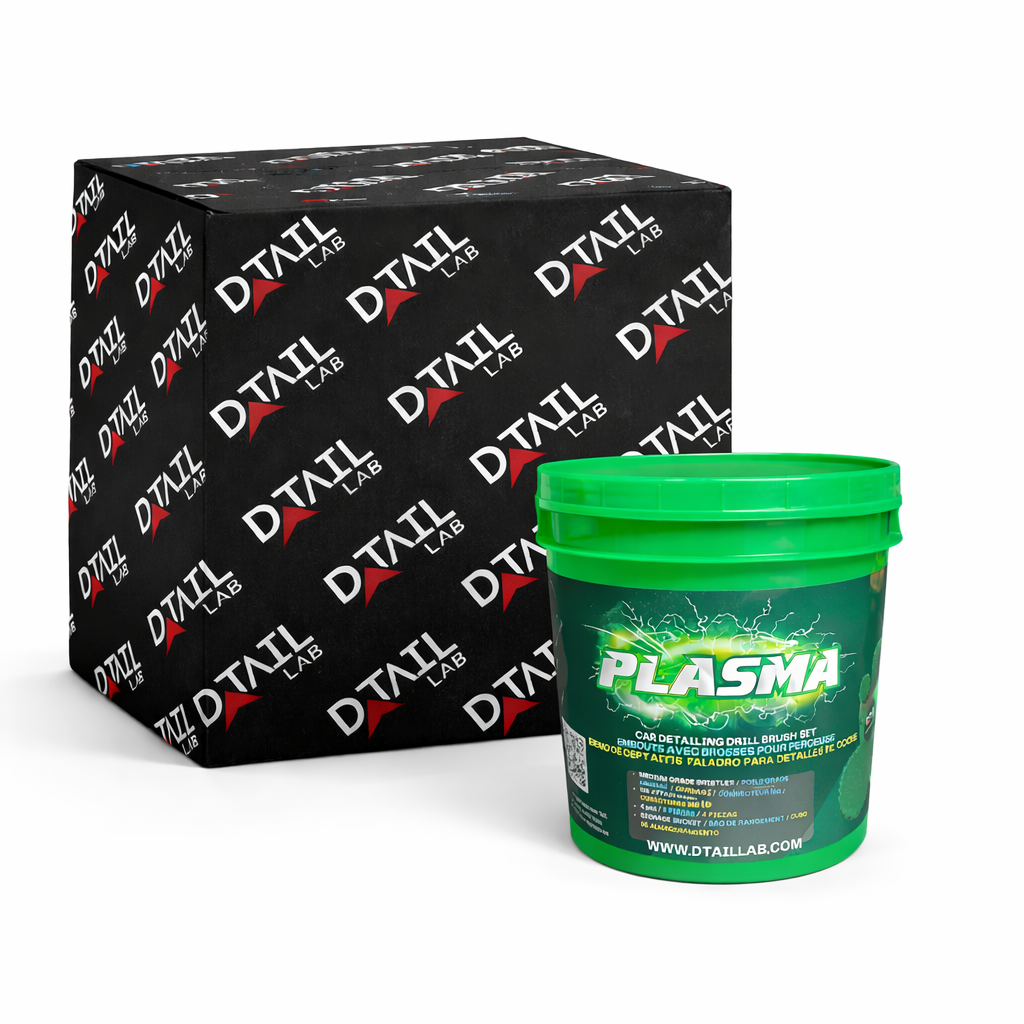 PLASMA Drill Brush Set — all-purpose cleaner, professional bulk case | D-TAIL LAB