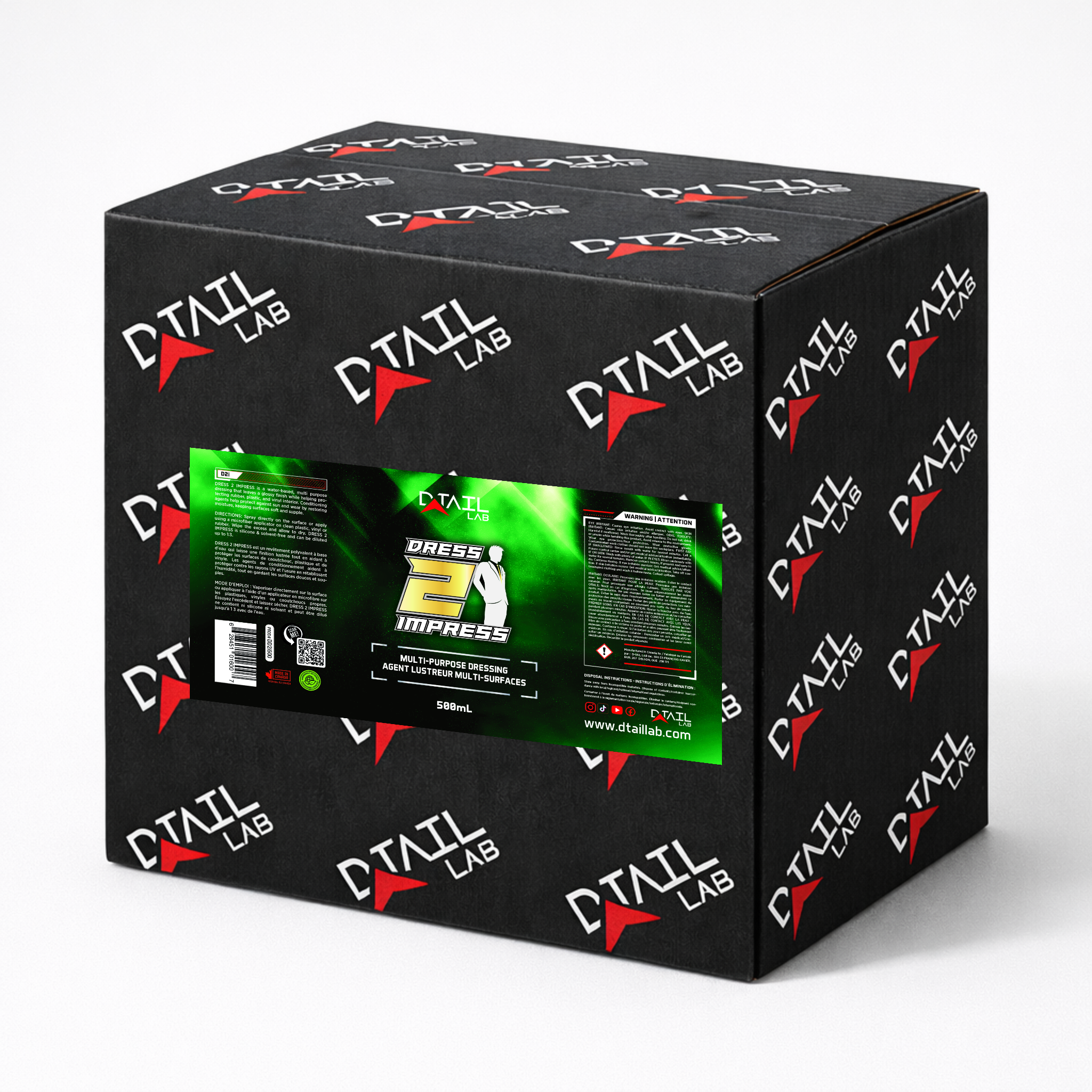 500mL - DRESS 2 IMPRESS Multi-Purpose Dressing — multi-purpose dressing, professional bulk case | D-TAIL LAB