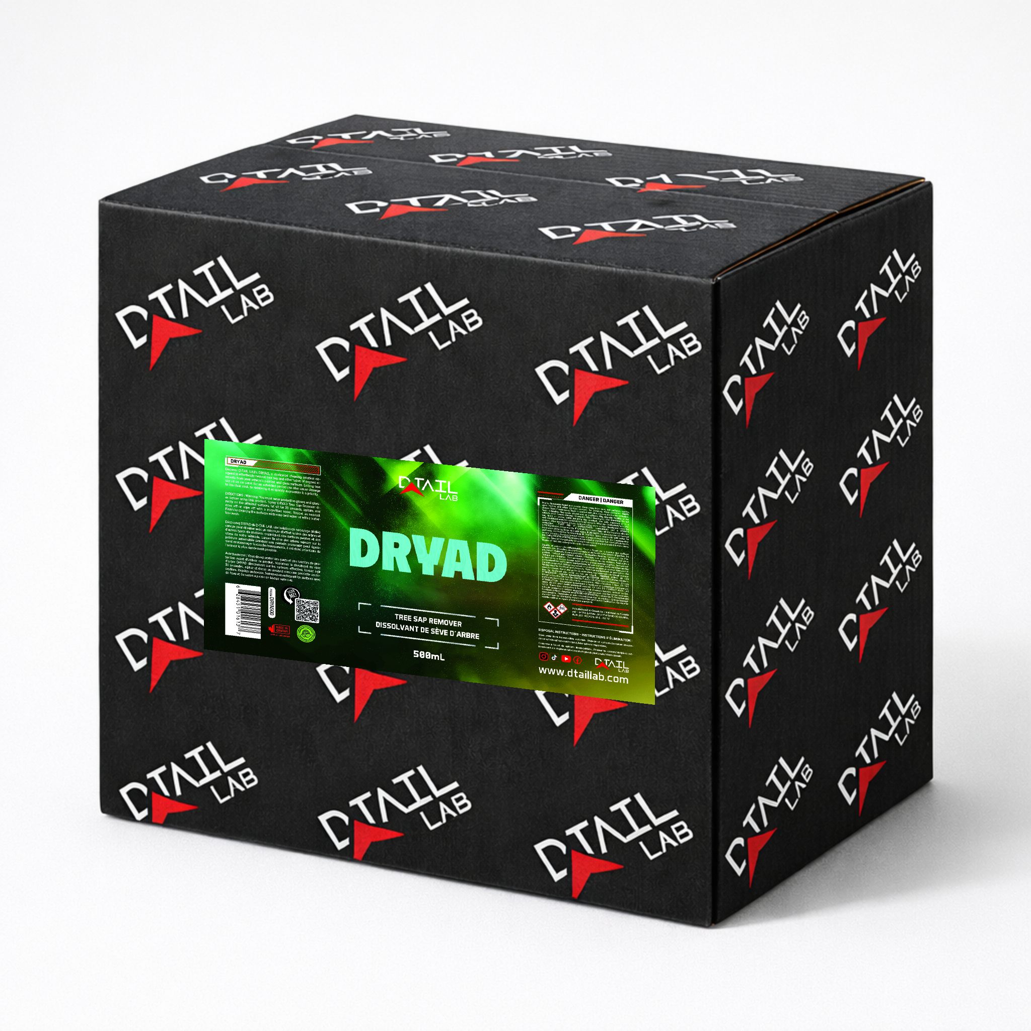 500mL - DRYAD Tree Sap Remover — tree sap remover, professional bulk case | D-TAIL LAB