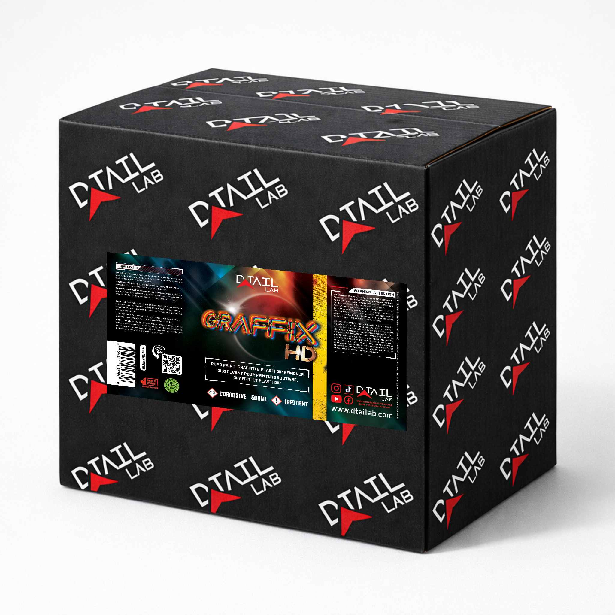 500mL - GRAFFIX HD Road Paint & Graffiti Remover — road paint and graffiti remover, professional bulk case | D-TAIL LAB