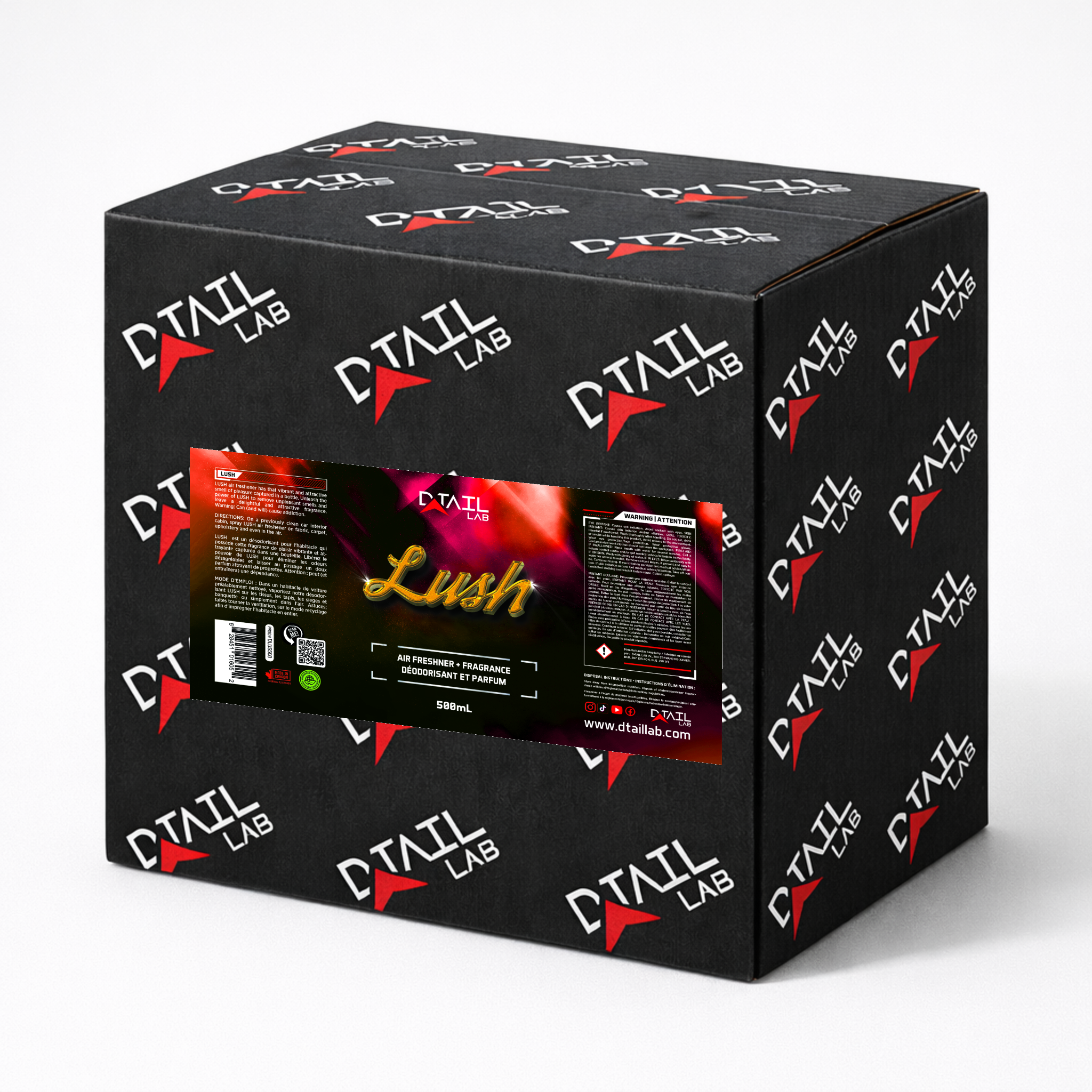 500mL - LUSH Air Freshener & Fragrance — car air freshener, professional bulk case | D-TAIL LAB