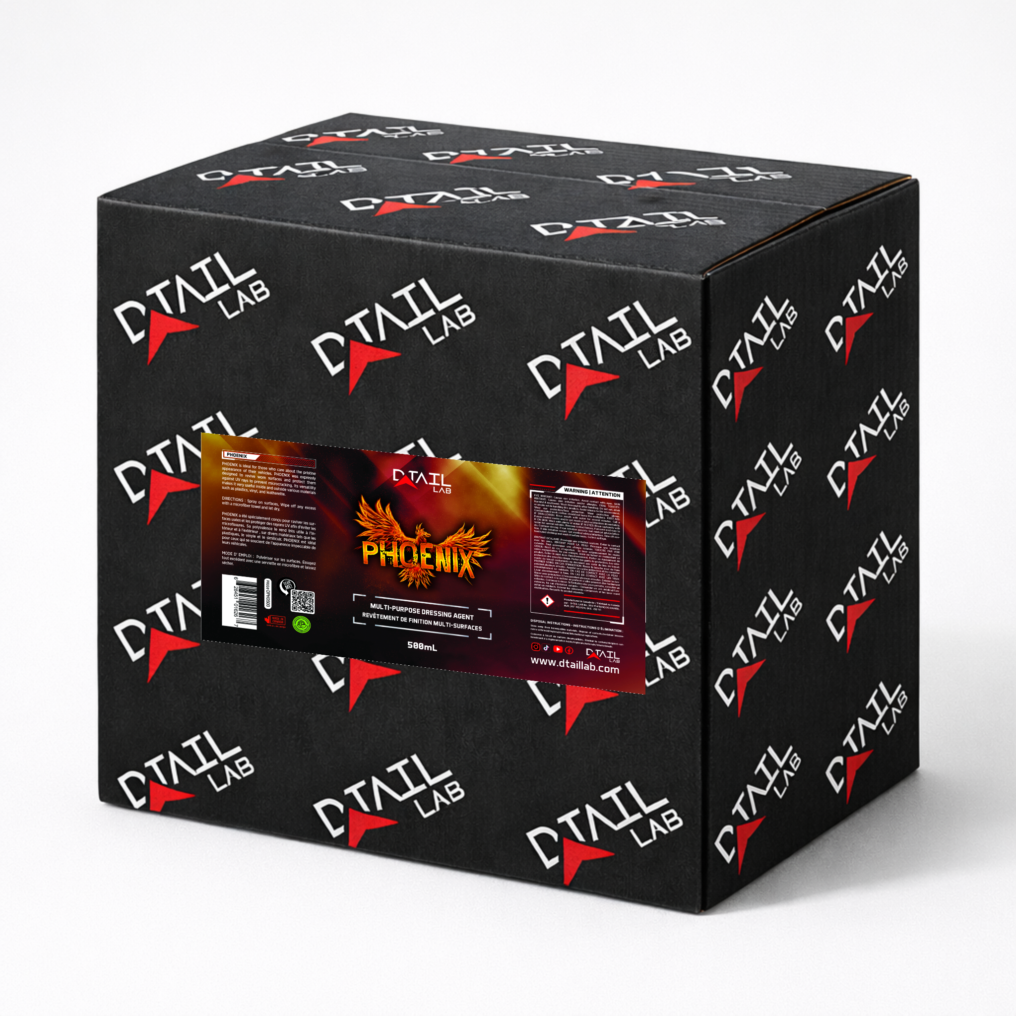 500mL - PHOENIX Multi-Purpose Dressing Agent — multi-purpose trim dressing, professional bulk case | D-TAIL LAB