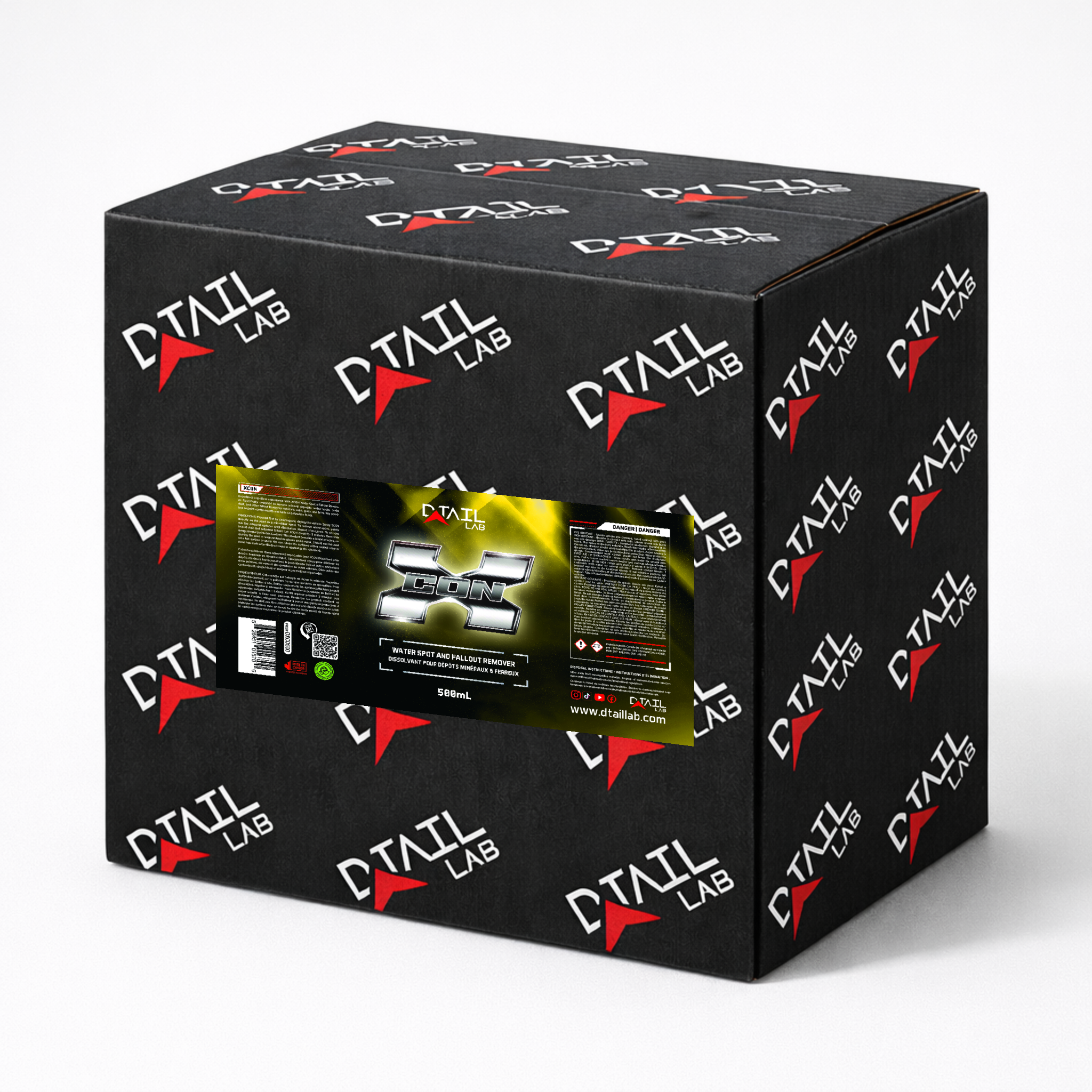CASE of 6x500mL - XCON Water Spot & Fallout Remover - PAINT DECONTAMINATION - D-Tail Lab