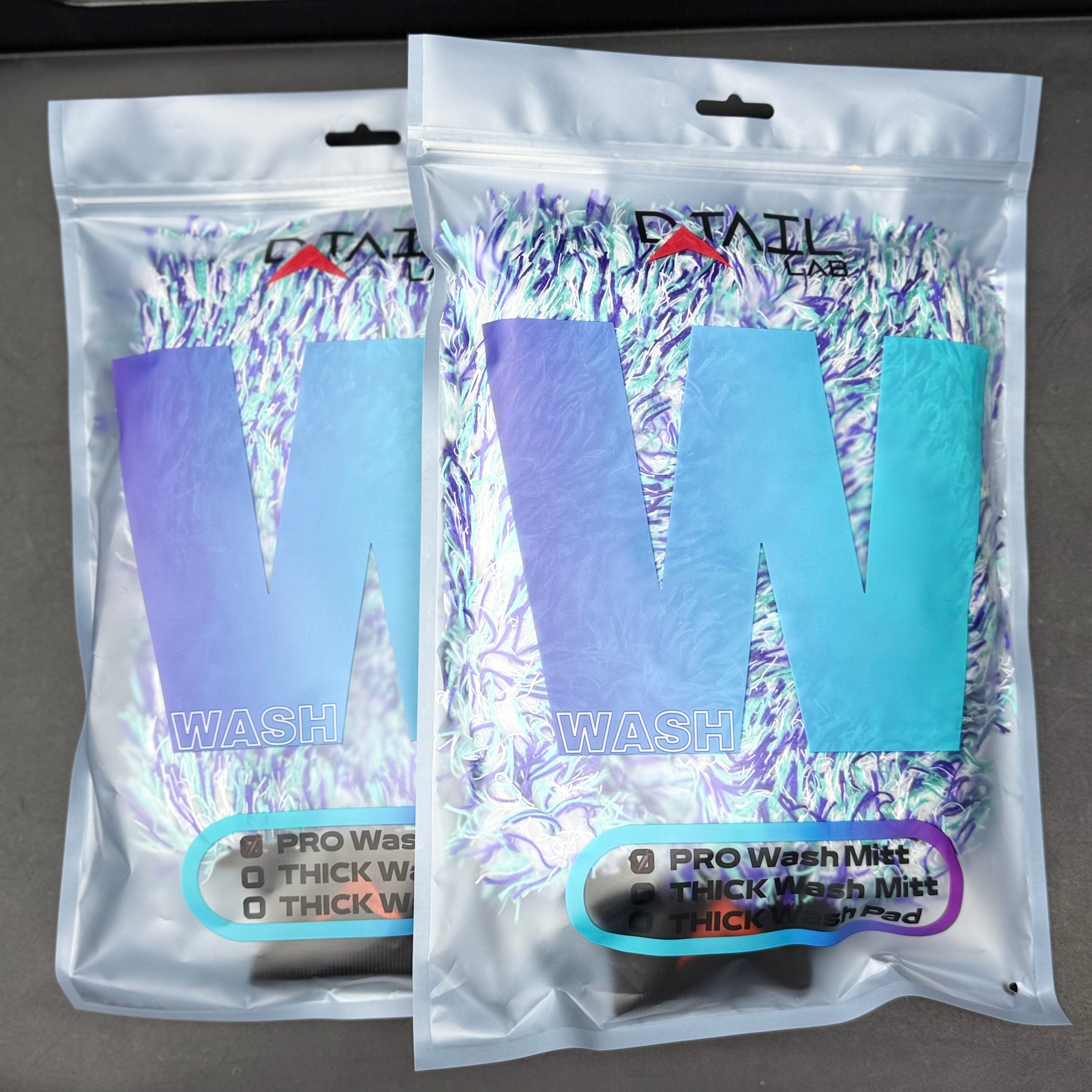 D-LAB Microfiber Wash Series — Professional Contact Washing - APPLICATORS, SPONGES & WASH MITTS - D-Tail Lab