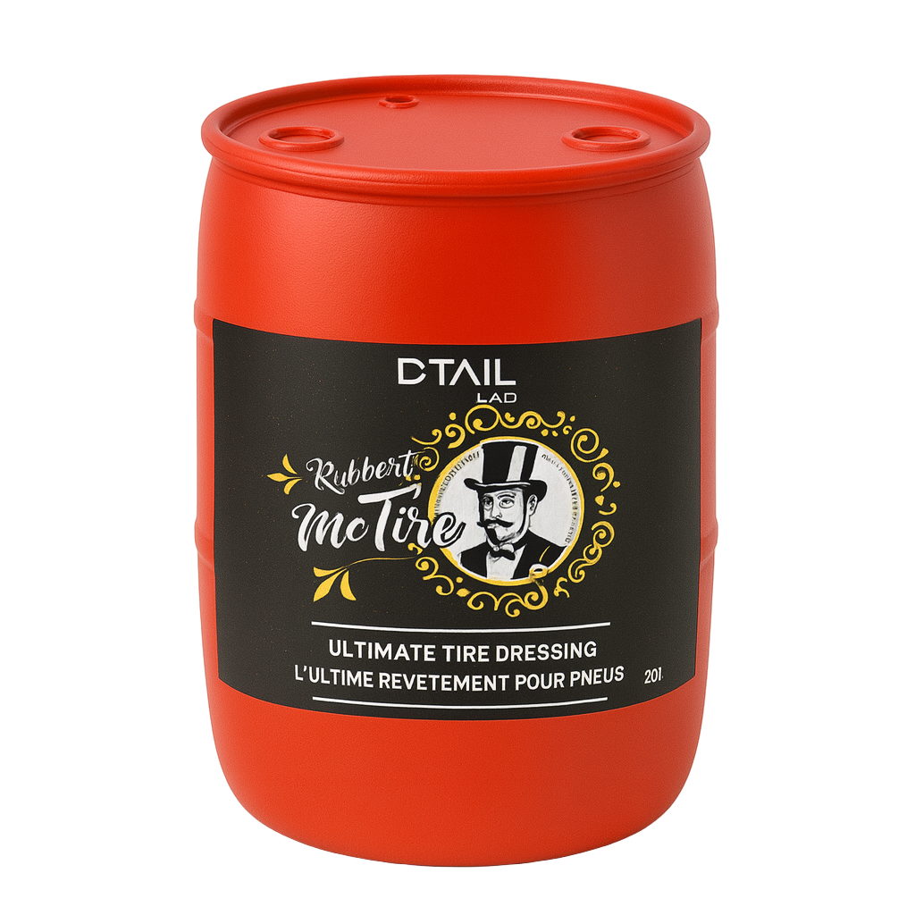 Mr. RUBBERT McTIRE Ultimate Tire Dressing DRUM - PLASTIC, RUBBER, VINYL & TIRE - D-Tail Lab