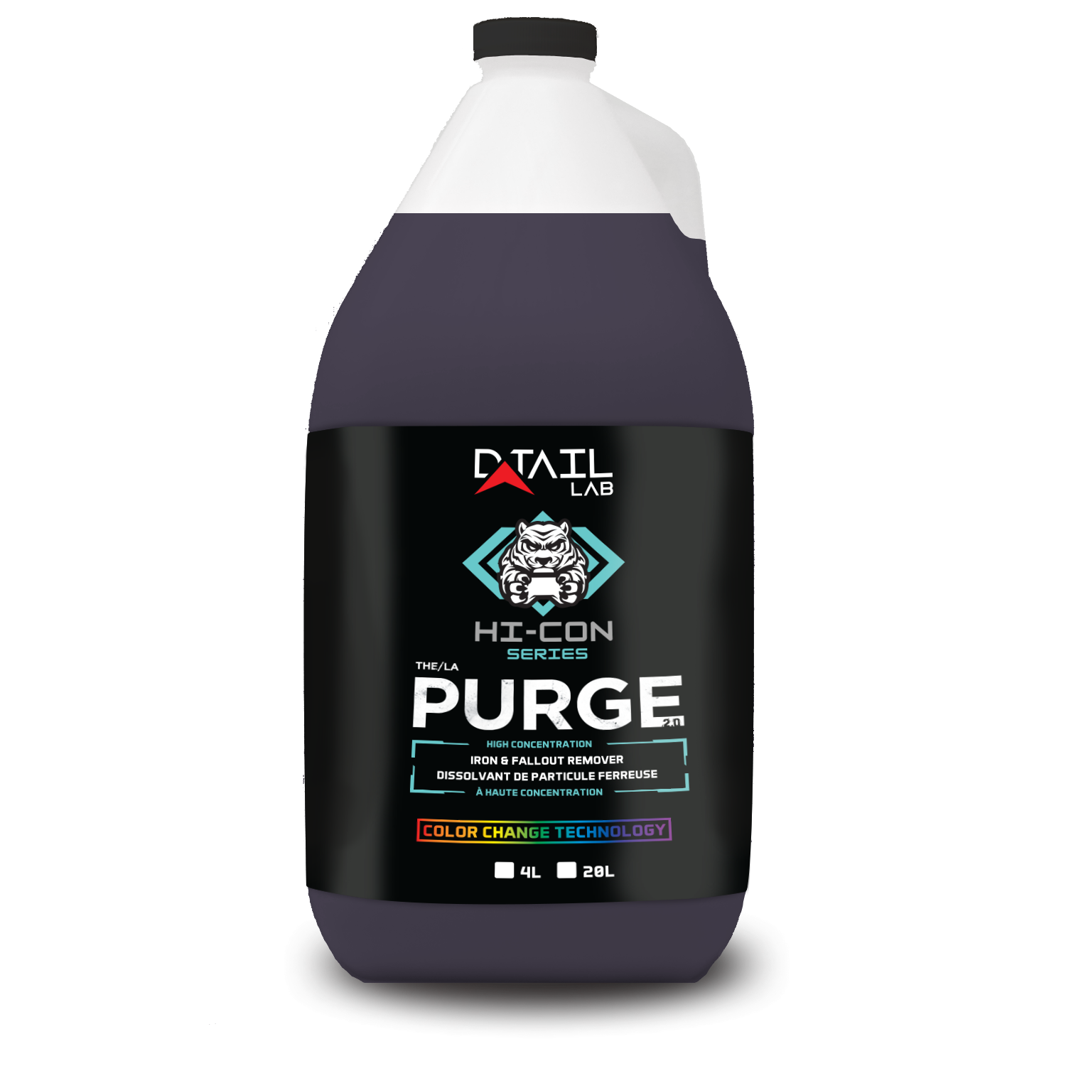 PURGE pH Neutral Iron and Fallout Remover - HI-Con Series - PAINT DECONTAMINATION - D-Tail Lab