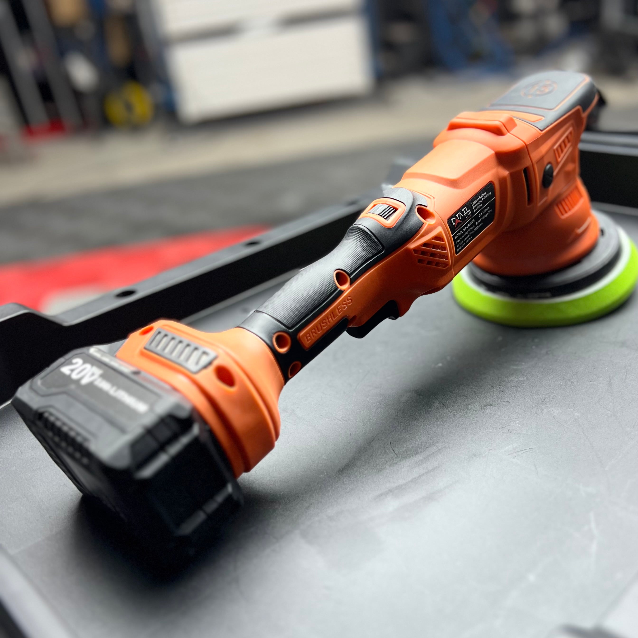 Pro-Xcord 21mm Dual-Action Polisher tool set with Smart Dual charger et 2x 5 Amp batteries - POLISHER & BACKING PLATES - D-Tail Lab