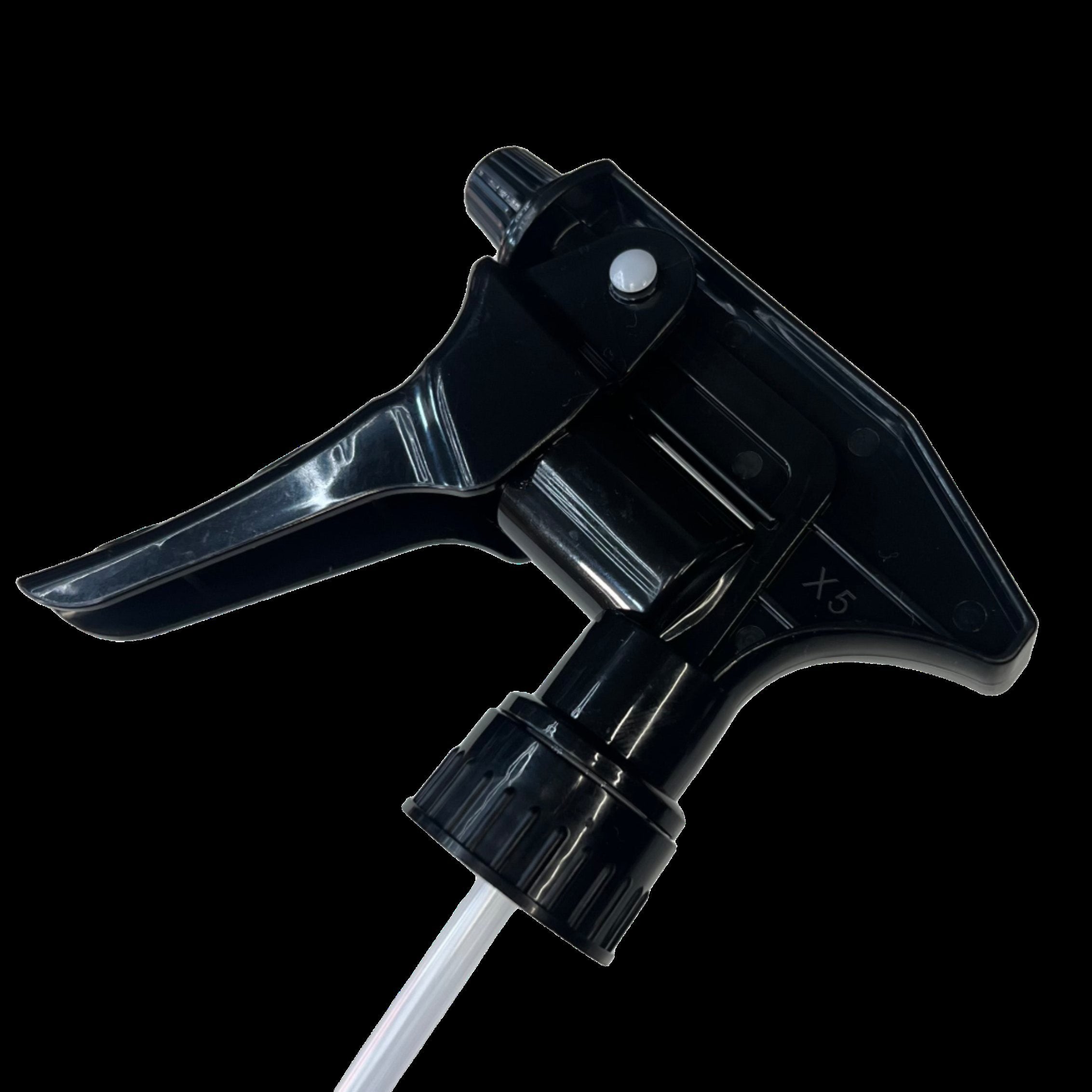 High Output Chemical Resistant Trigger Sprayer - Black