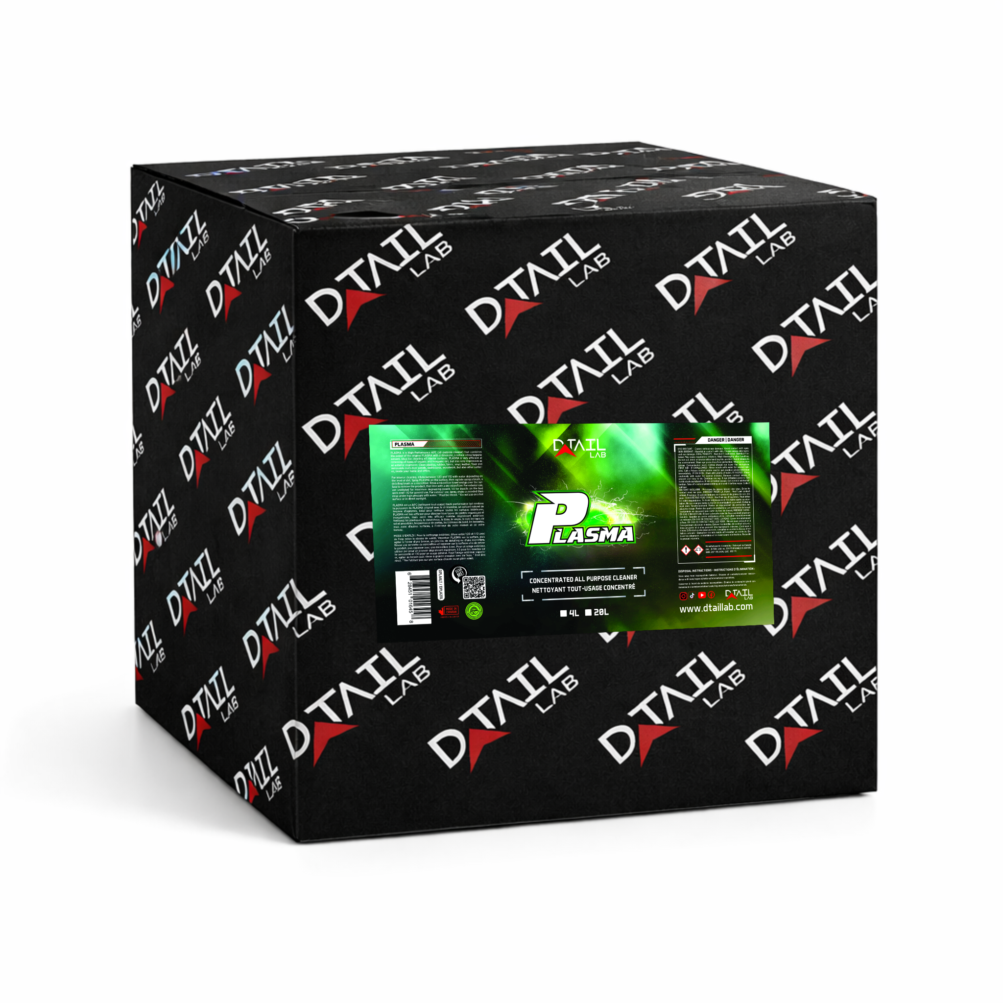 CASE of 4x4L - PLASMA All-Purpose Cleaner - ALL PURPOSE CLEANERS - D-Tail Lab