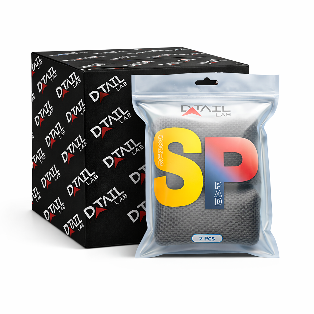 CASE of 6x D-LAB Stealth Mesh Scrub Pad - 2 pcs - APPLICATORS, SPONGES & WASH MITTS - D-Tail Lab
