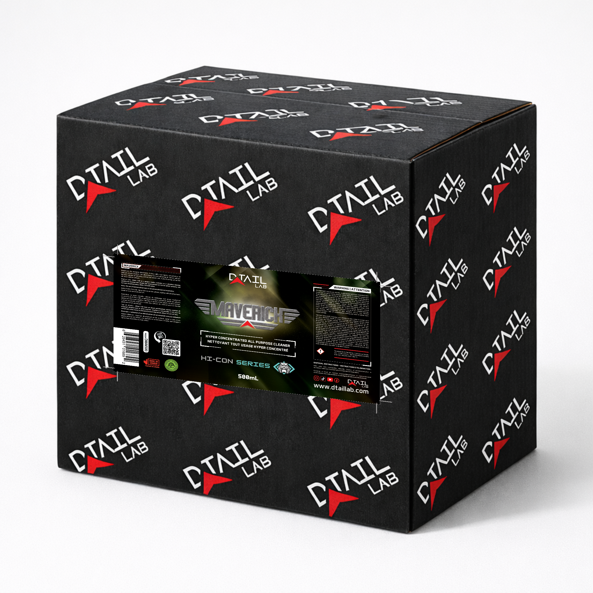 CASE of 6x500mL - MAVERICK Premium Interior Multi-Purposes Cleaner - HI-Con Series - ALL PURPOSE CLEANERS - D-Tail Lab