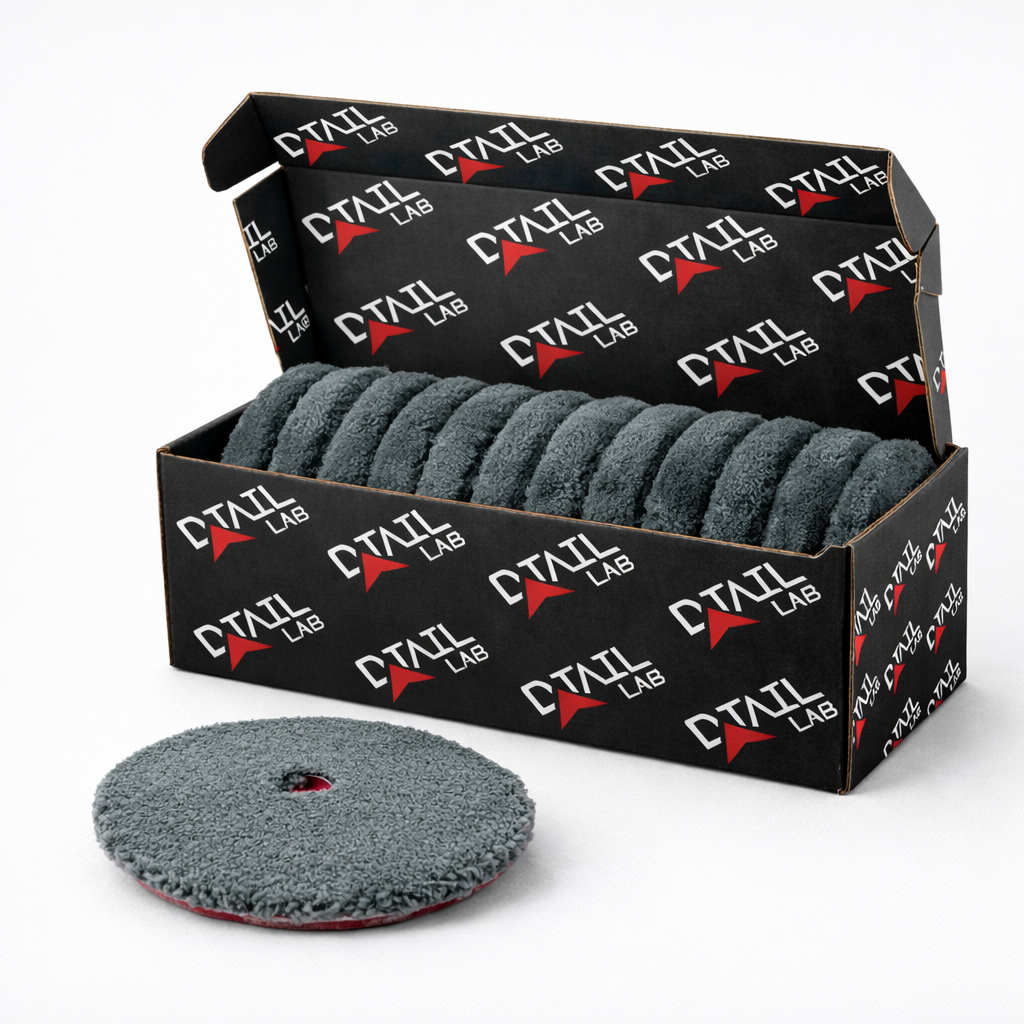 CASE of Uni-X Cut & Finish Grey Microfiber Pad - POLISHING PADS - D-Tail Lab