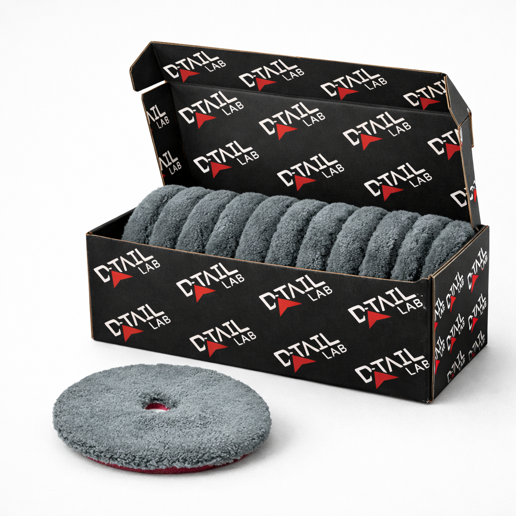 CASE of Uni-X Cut & Finish Grey Microfiber Pad - POLISHING PADS - D-Tail Lab