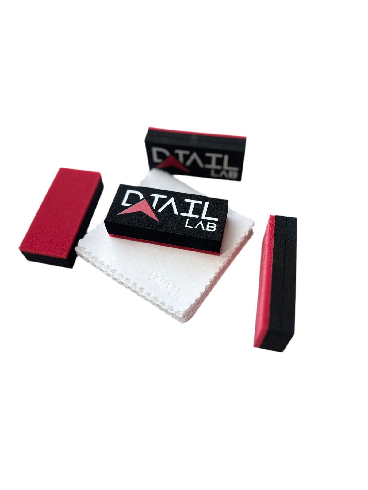 D-TAIL LAB Ceramic Coating Applicator Block with Micro-Suede Swatch