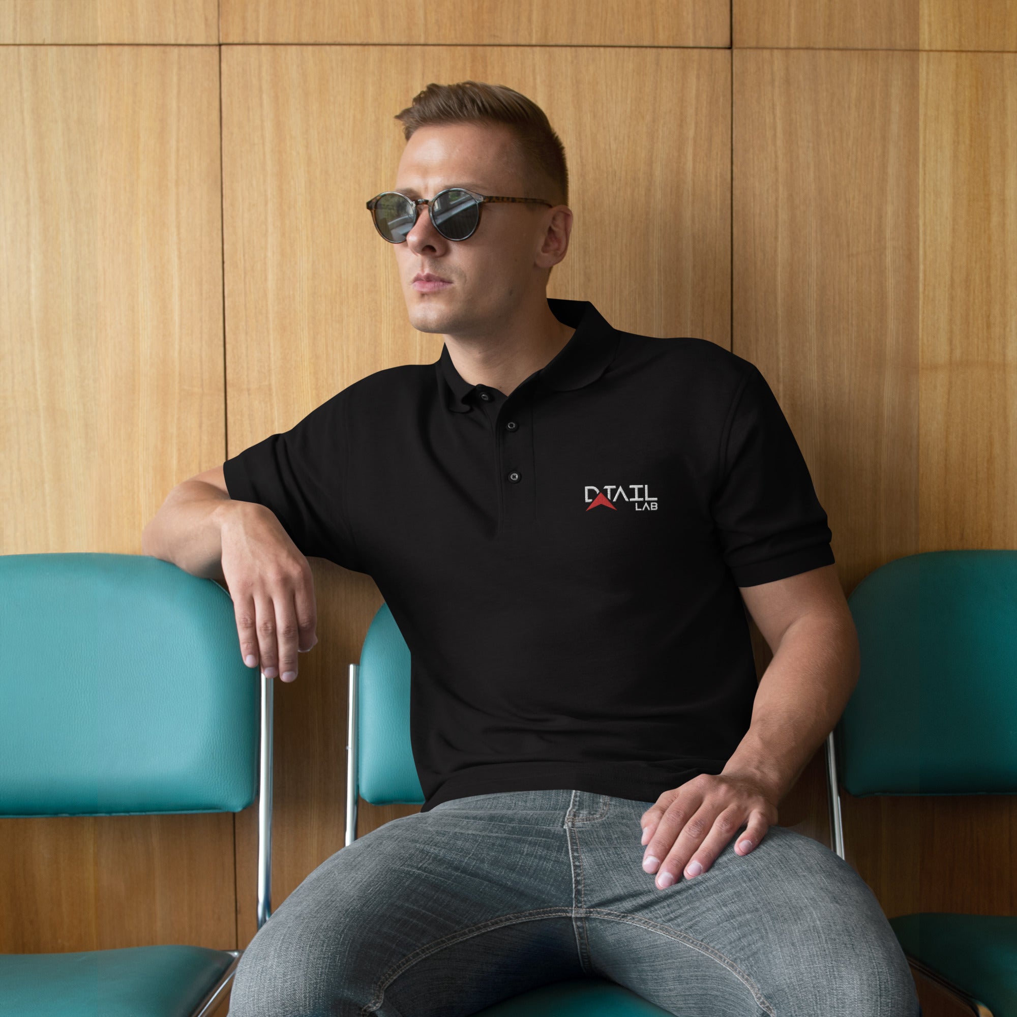 D-TAIL LAB Men's Premium Polo -  - D-Tail Lab