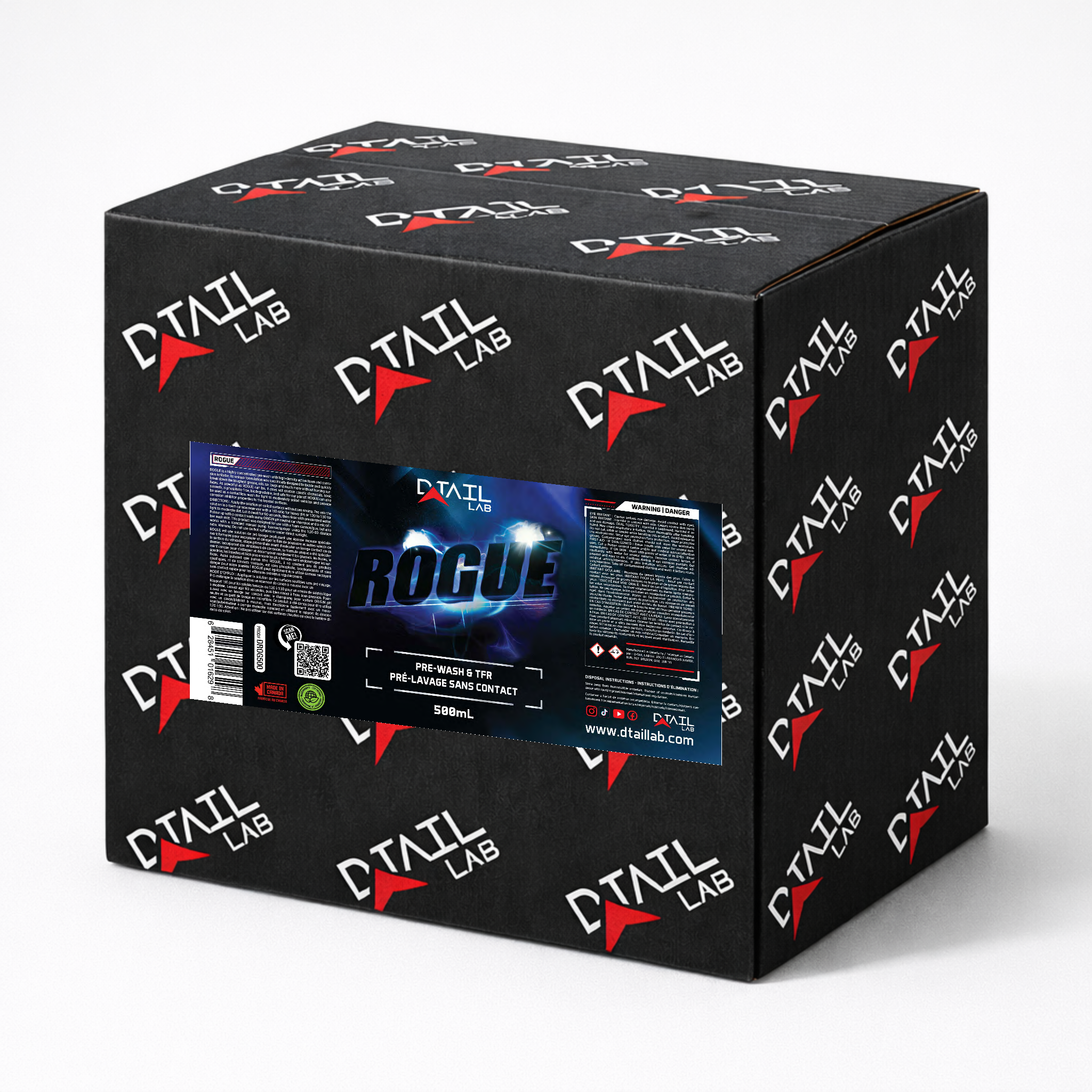 CASE of 6x500mL - ROGUE Contactless Alka Pre-Wash