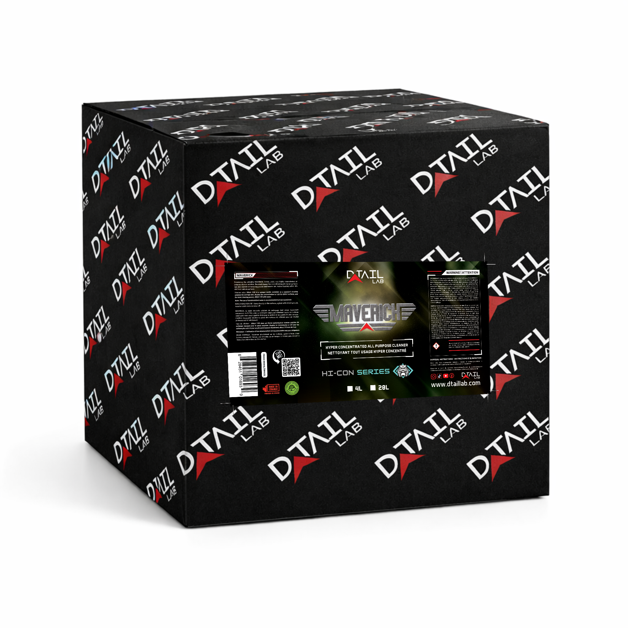 CASE of 4x4L - MAVERICK Premium Interior Multi-Purposes Cleaner - HI-Con Series