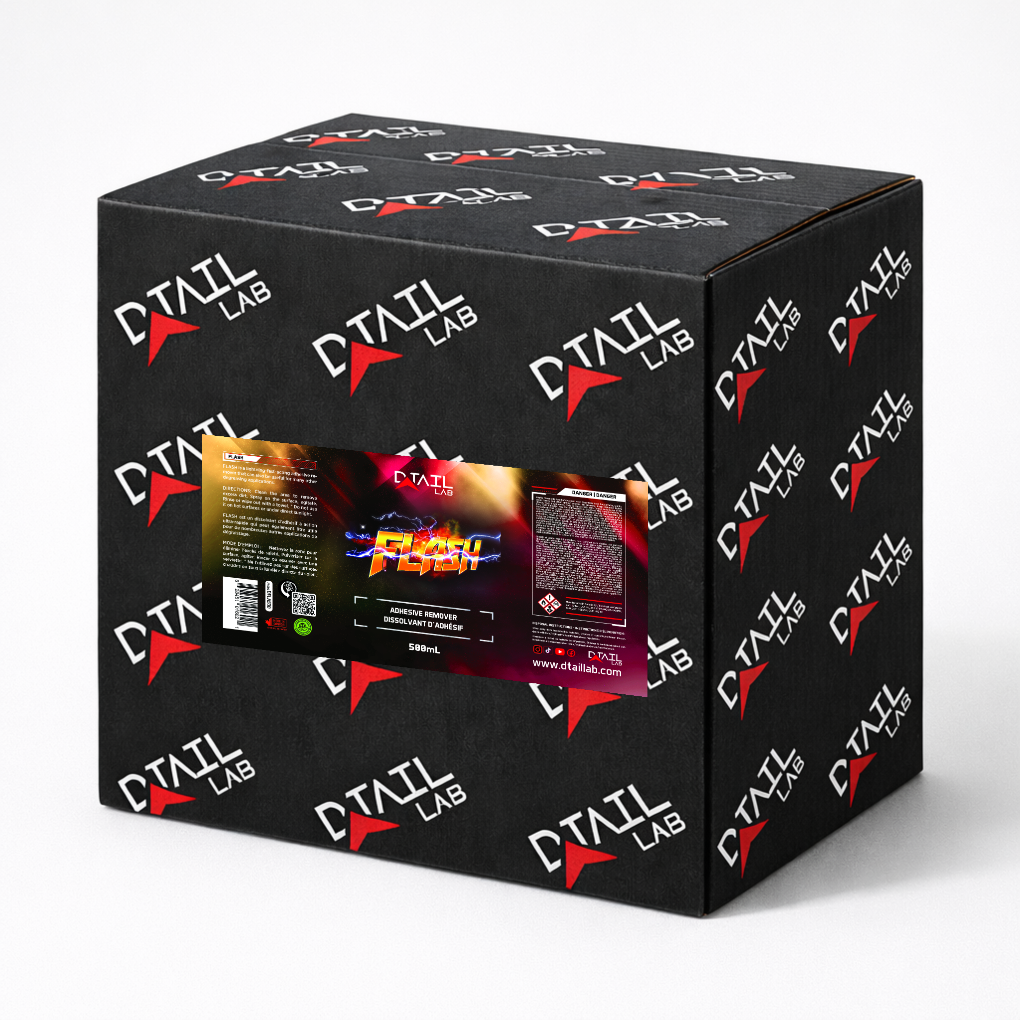 CASE of 6x500mL - FLASH Adhesive Remover