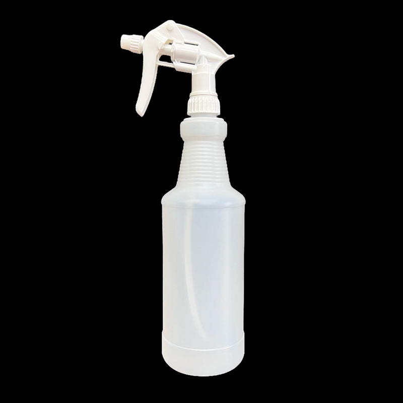 Pulverizador de gatillo resistente a productos químicos D-TAIL y frasco graduado de HDPE de 1000 ml