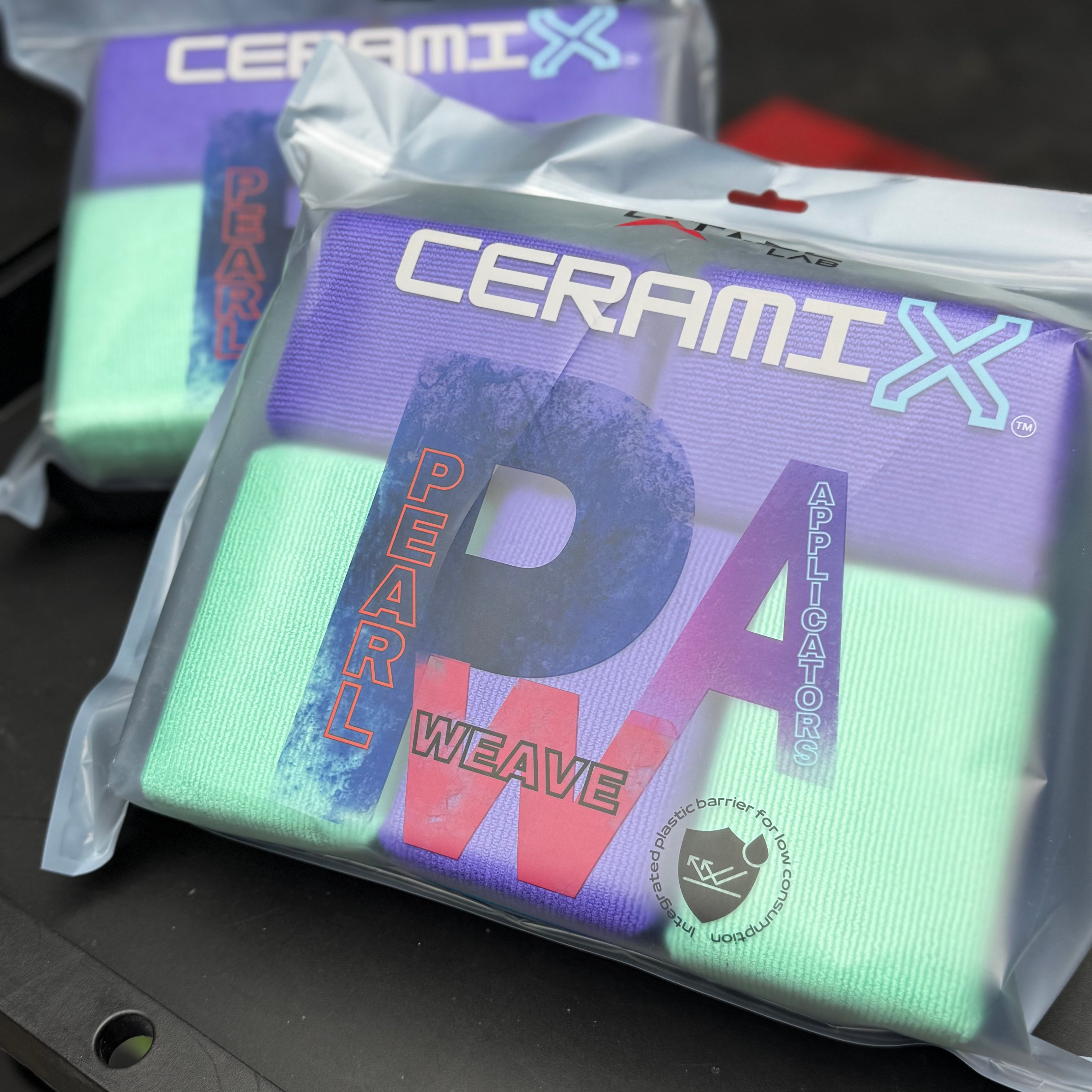 CERAMI-X Pearl Microfiber Applicators - 400 GSM - 2 colors - 10 pcs