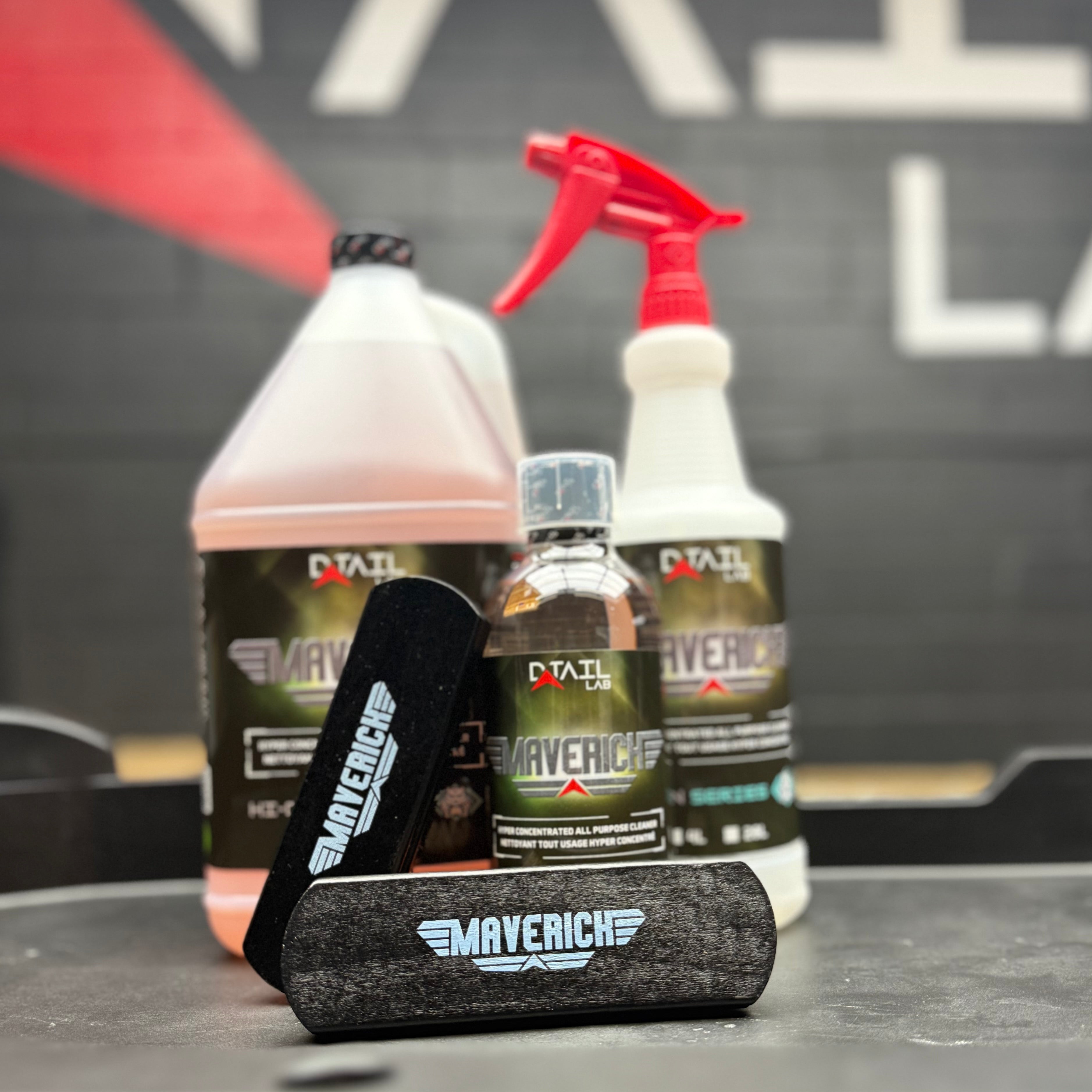 MAVERICK Leather & Fabric Brush Set - 2 PCS - BRUSHES - D-Tail Lab