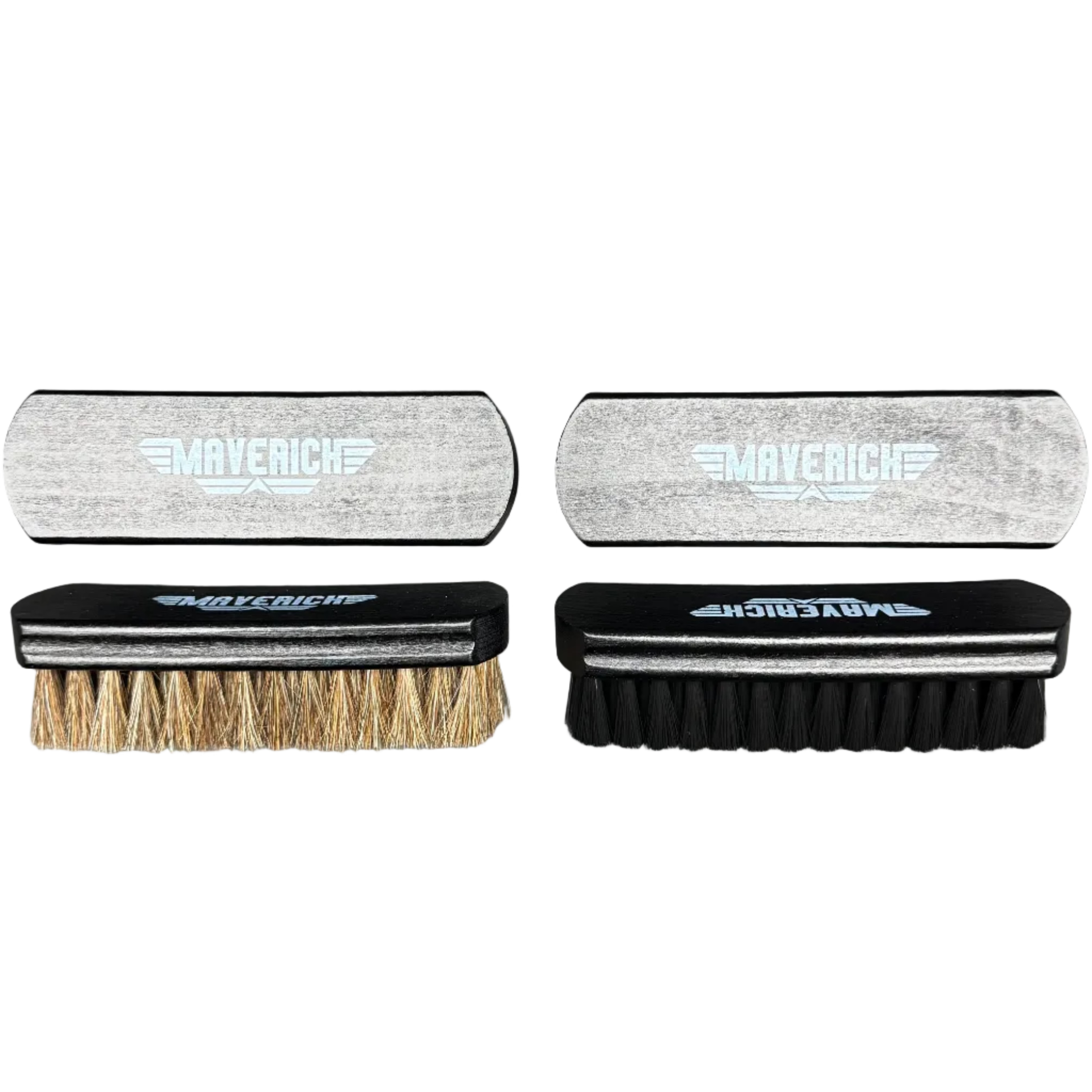 MAVERICK Leather & Fabric Brush Set - 2 PCS - BRUSHES - D-Tail Lab