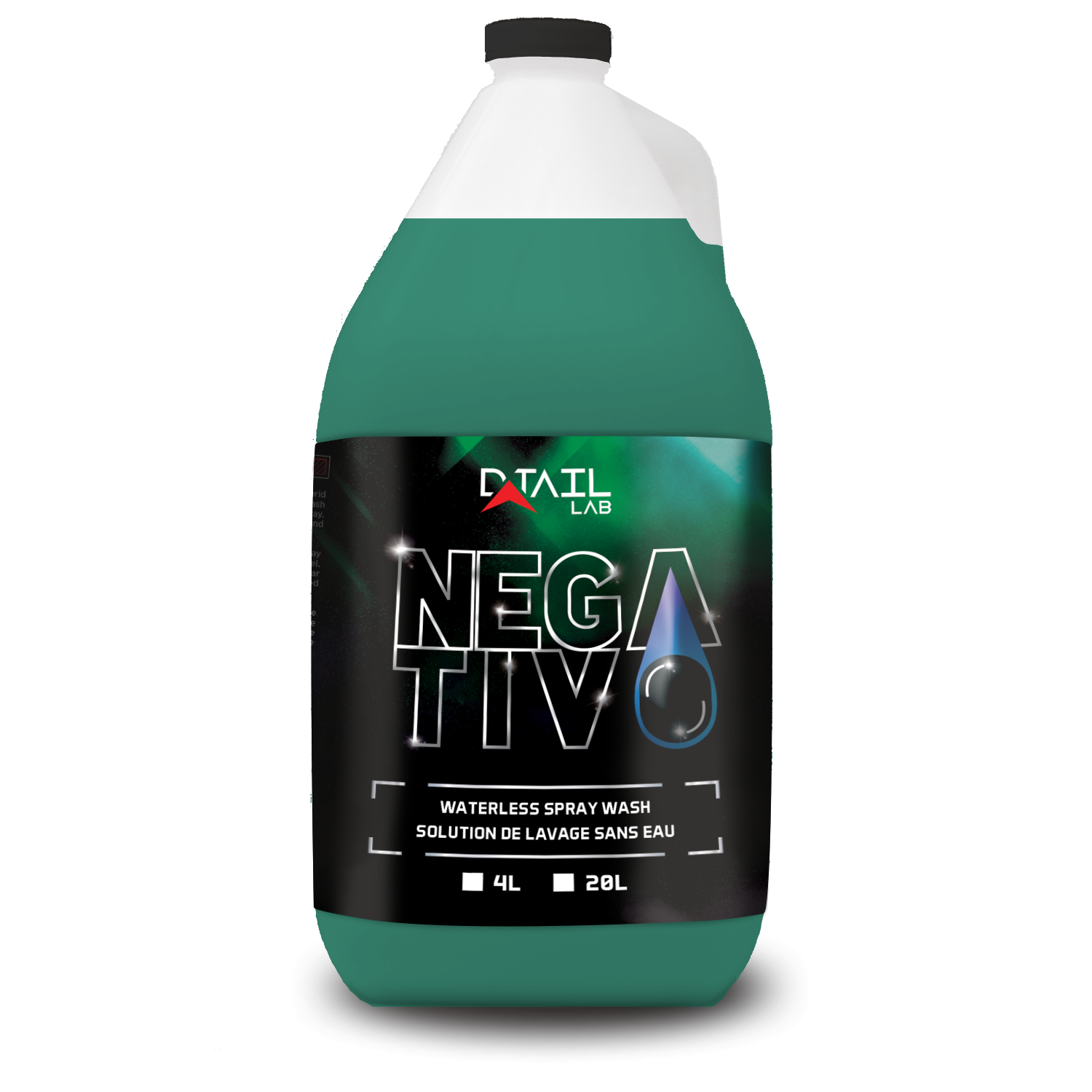 NEGATIVO Waterless Wash Detailing Spray - RINSE LESS & WATER LESS - D-Tail Lab