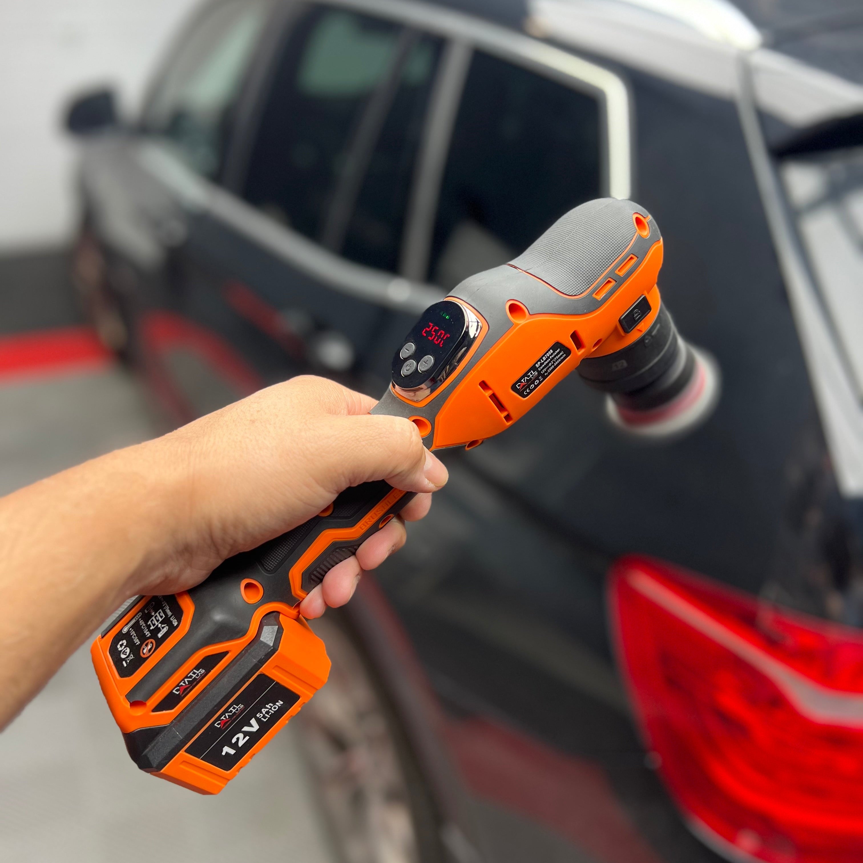 VERSATOOL v2 Hybrid Cordless Polisher tool kit - POLISHER & BACKING PLATES - D-Tail Lab