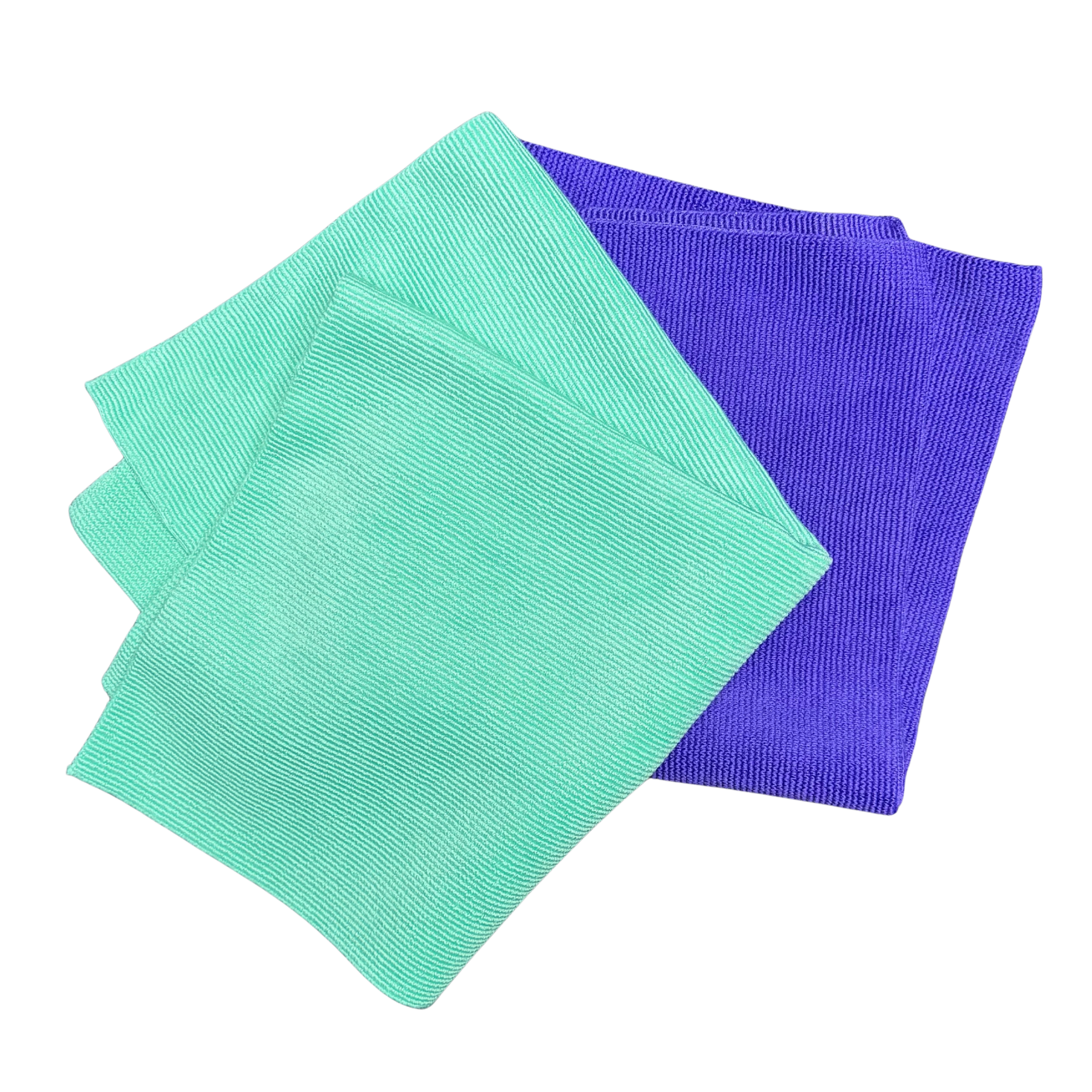 Pearl Weave Edgeless Microfiber Towels - 400 GSM 2 colors - 10 pcs