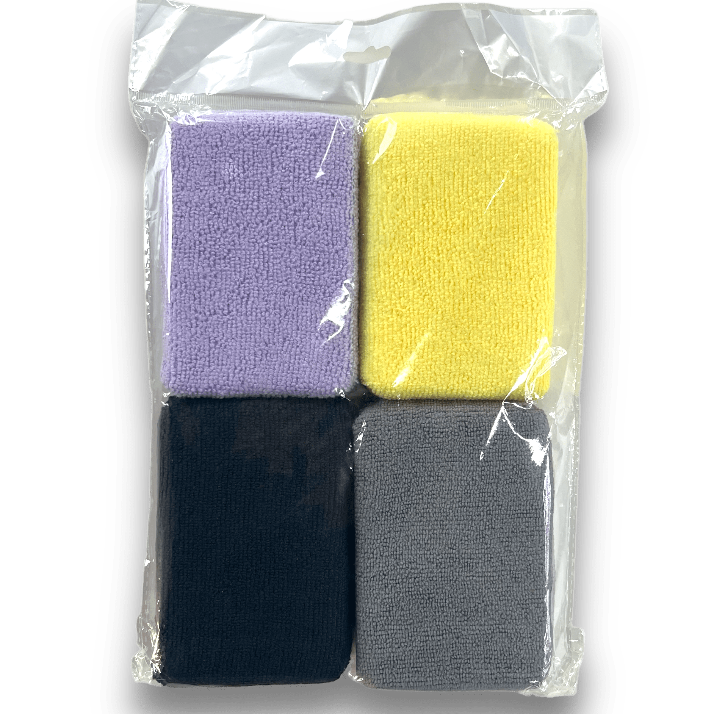 Multi-purposes Microfiber Block Applicator (4-color-pack)