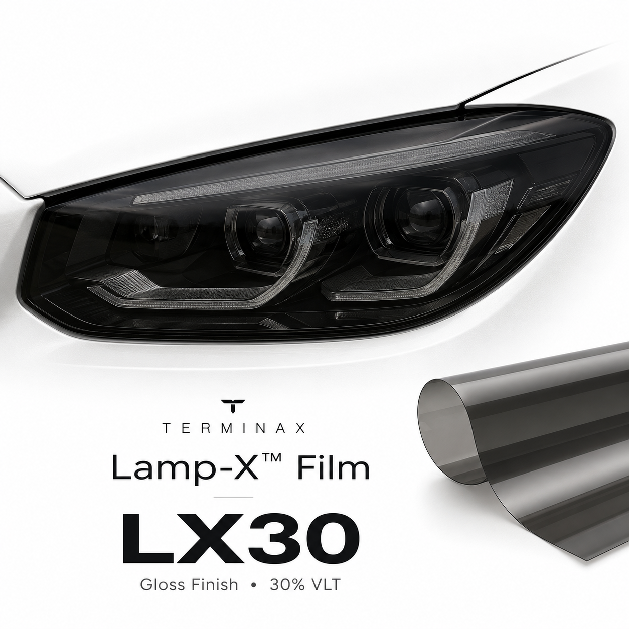 TERMINAX Lamp-X Film LX30 Gloss Finish 30% VLT