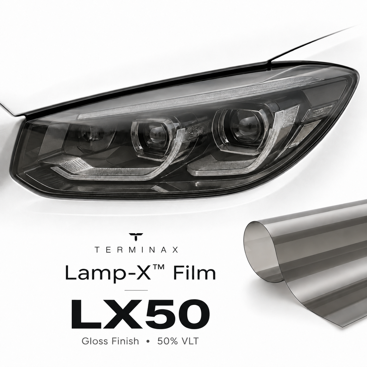 TERMINAX Lamp-X Film LX50 Gloss Finish 50% VLT