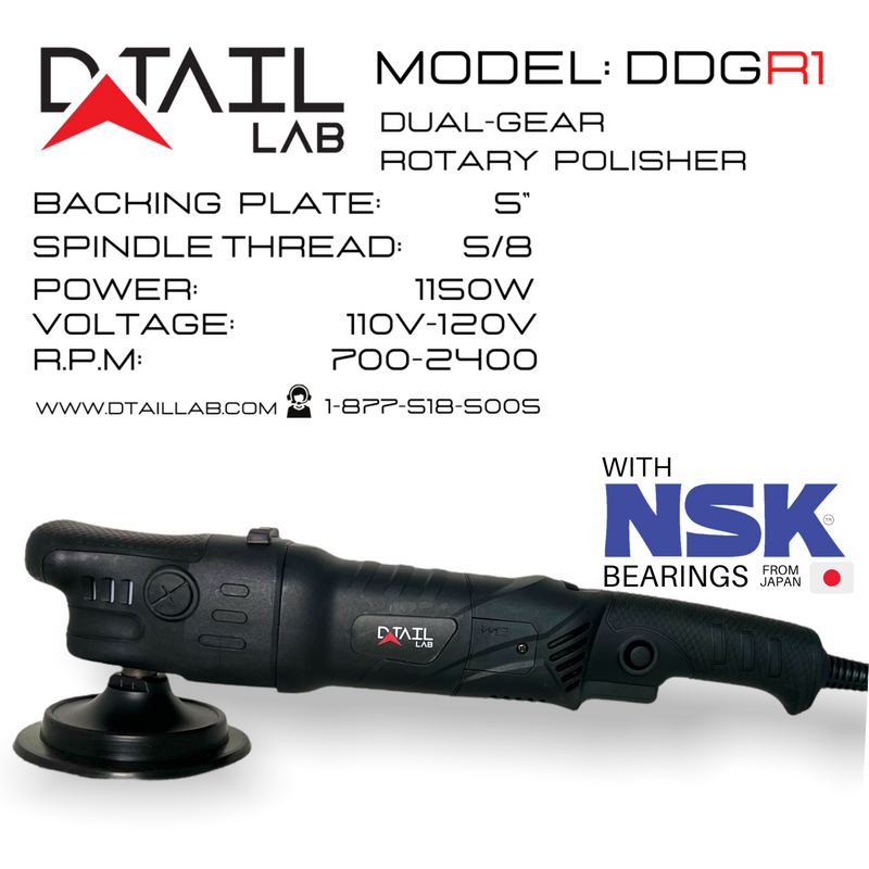 Pulidora rotativa D-TAIL Dual Gear Pro