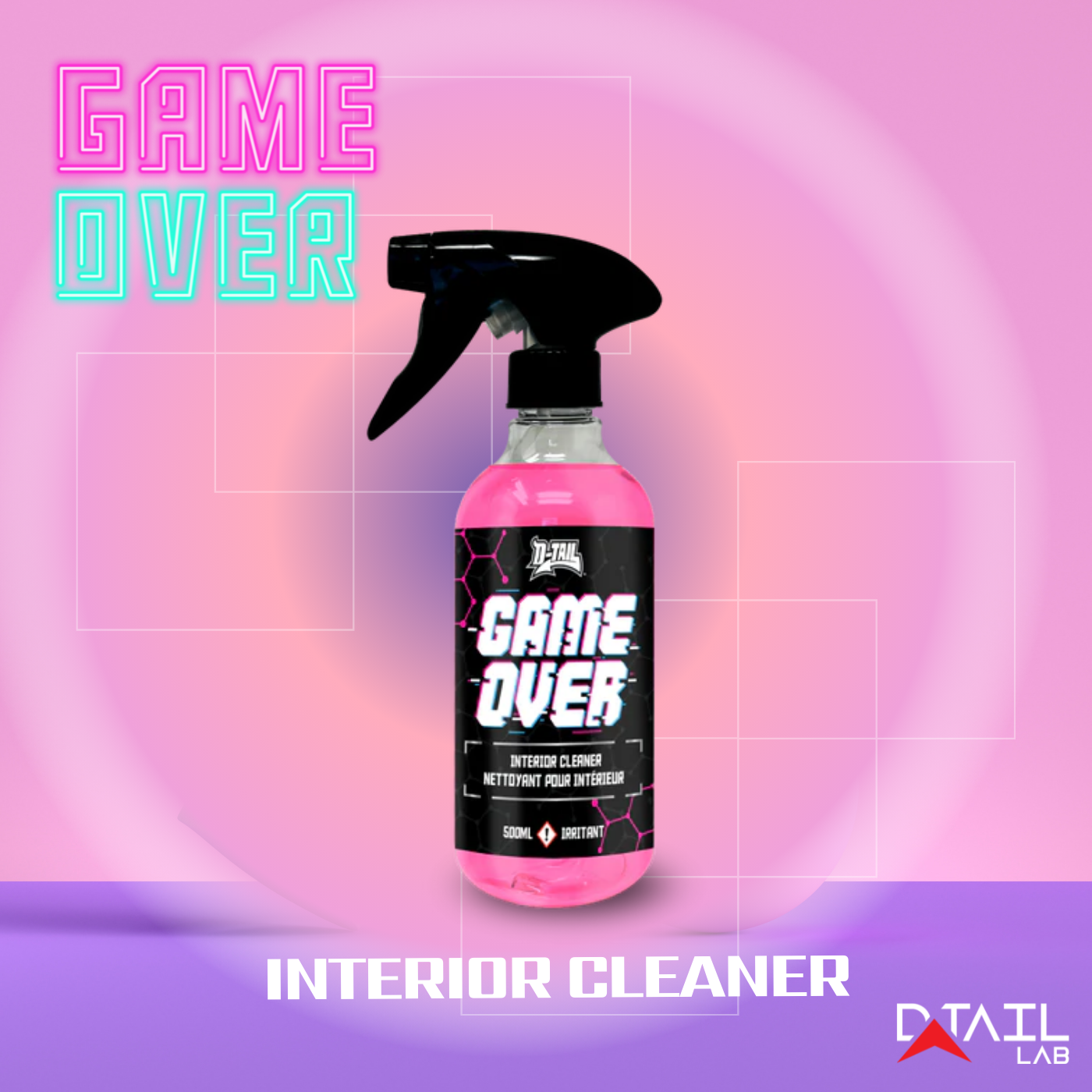 GAME OVER Fabric & Leather Cleaner