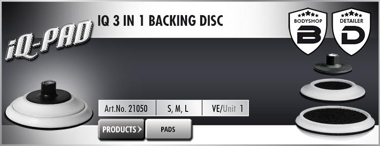 Backing Disc - IQ 3 in 1 76-150 mm (5/8) - D-Tail Lab
