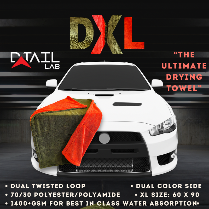 D-TAIL DXL منشفة تجفيف من الألياف الدقيقة بحلقة ملتوية مزدوجة 1400 جرام في المتر المربع